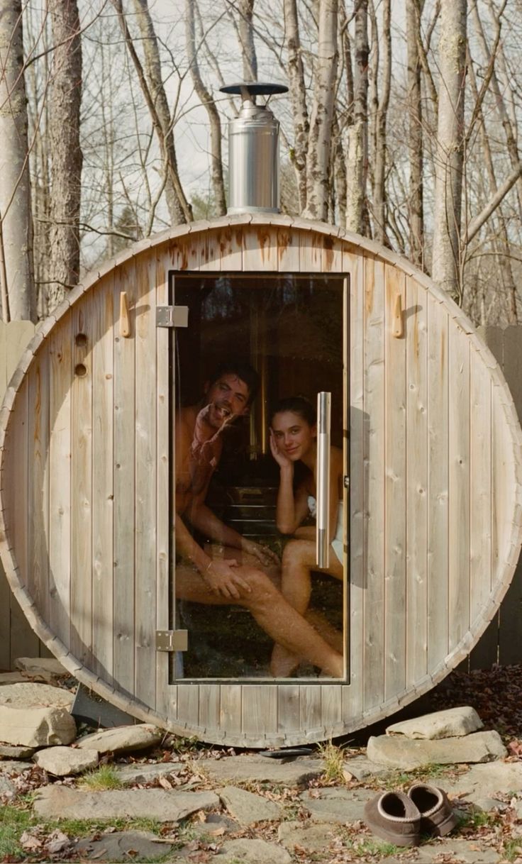 SaunaPremium home sauna lifestyle scene — relaxation room